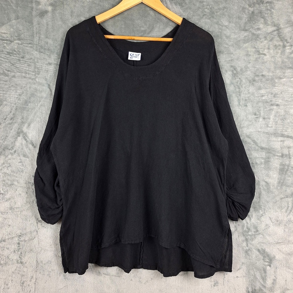 Oh My Gauze Top 3 XXL Lagenlook Boho Minimalist Beach Coastal Relaxed Tunic